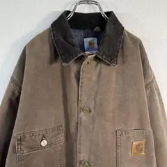 【90s・USA製】carhartt カバーオール ダック ミシガンチョアコート