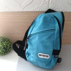 OUTDOOR PRODUCTS ボディバック　ショルダー　ブルー　ユニセックス