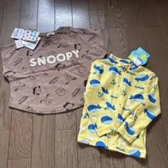 最終値下げ！　新品　90㎝　Tシャツ、ラッシュガード セット