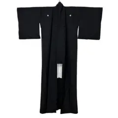 レディース 紋付き 着物 喪服 礼服 袷 黒 茗荷紋