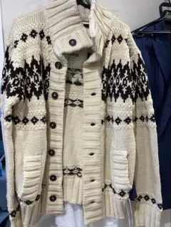 Abercrombie & Fitch ノルディック柄カーディガン