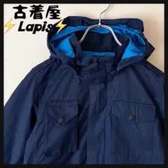 【キッズ】THE NORTH FACE アーム刺繍 マウンテンコート 紺色