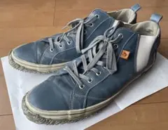 スピングルムーブ　ハイカットスニーカー 水色　LL