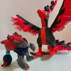 ガラルファイヤー　ぬいぐるみ　ゾロアークおまけ