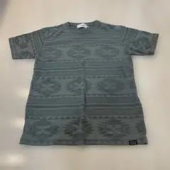 AZUL 幾何学模様半袖Tシャツ