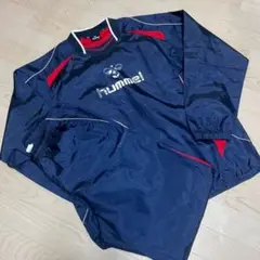 ヒュンメル　hummel ナイロン　ジャージ　上下セットアップ　ピステ