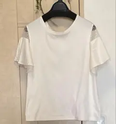 LOVELESSカットソー レースフレア袖 Tシャツ