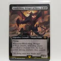 MTG 英語版　破滅をもたらす者、魔王　拡張アート　非foil