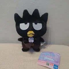 サンリオキャラクターズ　ダークブラックぬいぐるみ②　バッドばつ丸