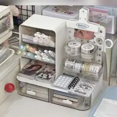 匿名配送】小物入れ 文房具収納 整理ボックス　引き出し　手帳　シール　棚　マステ