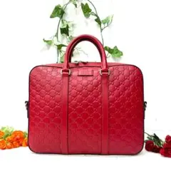 ❤️ 美品 GUCCI シマ ビジネスバッグ 正規品 鑑定済み ❤️