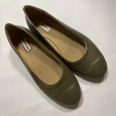 大幅値下げ！HUNTER フラットレインシューズ オリーブ