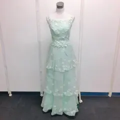 FANCY カラードレス 9T ホワイトグリーン