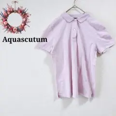 アクアスキュータム◇半袖ポロシャツ ロゴ刺繍 コットン シンプルカジュアル 13