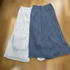 UNIQLO プリーツガウチョパンツ 2枚セット　Lサイズ