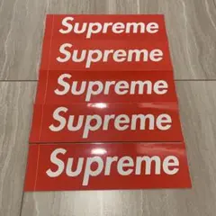 Supreme ロゴステッカー 5枚セット