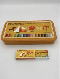 サクラクレパス チョコサンドクッキー 空き缶　消しゴム