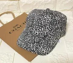COACH 帽子 キャップ ミッキー キース コラボ ベースボール ハット 新品