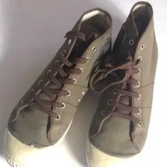 美品　CEBO セボ キャンバスハイカットスニーカー チェコ軍