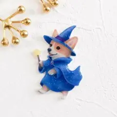 魔法使いのコーギーピンバッジ