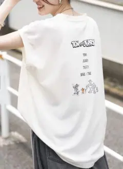 【新品】チャオパニックティピー トムとジェリー ノースリーブ Tee Tシャツ