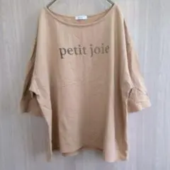 アーヴェヴェ トップス カットソー Tシャツ 半袖 コットン ベージュ LL