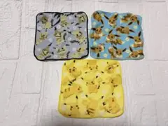 ポケモン　ピカチュウ　イーブイ　ミミッキュ　ミニタオル　3枚セット