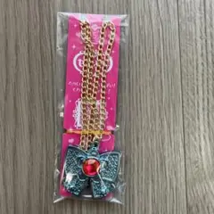 セボンスター リボン型ペンダント ネックレス