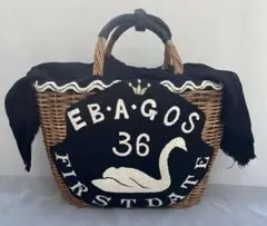 極美品エバゴス⭐︎スワンカゴbag2015年S S  持ち手gord 極美品エバゴス⭐︎スワンカゴbag2015年S S 持ち手gord