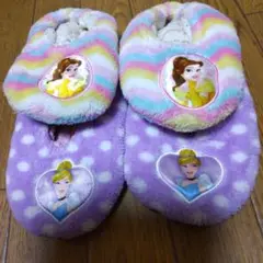 ディズニープリンセス ルームシューズ ベル シンデレラ