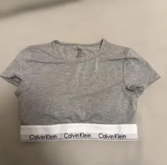 Calvin Klein グレー クロップドトップ S