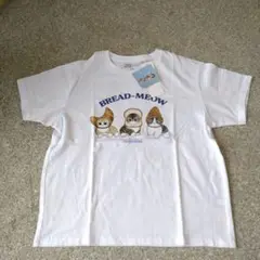 ユニクロUNIQLO☆モフサンド☆Tシャツ 160 パンにゃん