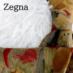 美品◎Ermenegildo Zegna ネクタイ 抽象柄 アブストラクト柄