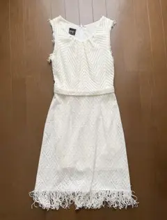PAOLA FRANI パオラフラーニ ノースリーブワンピース オフホワイト38