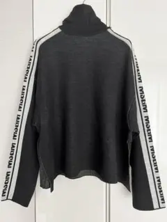 MSGM タートルニットトップス ブラック