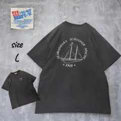 Hanes 90s セーリングボート USA製 Tシャツ (L)