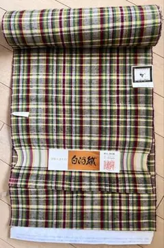 ウール　着物　反物 白河織