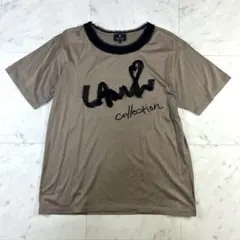 極美品♪ランバンコレクション　チュールロゴ　Tシャツ ブラウン　38