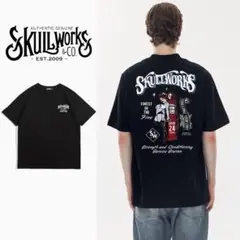 新品52SKULL WORKSスカルワークTシャツブラックXLサイズ