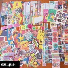 [数量限定]アメリカンポップ♡バラエティパック♡シール、メモ等150枚以上♡⑥