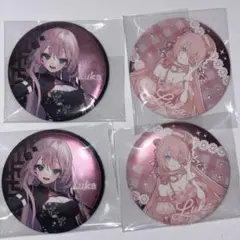 39culture 2023 大き目メタリック缶バッジ 巡音ルカ　まとめ売り