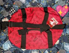 ♡美品♡サンリオ ♡キティ ♡ボストンバッグ ＆２ＷＡＹバック♡新品タグ付き♡赤