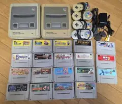 スーパーファミコン本体2台&ソフト まとめ売り