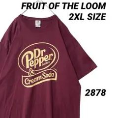ドクターペッパー Dr Pepper ロゴ Tシャツ XXL 大きいサイズ