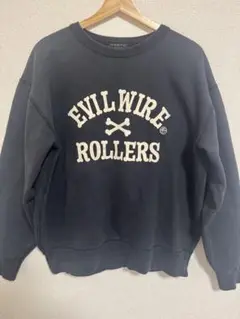 EVILWIRE evilwrie イービルワイヤー　ロゴスウェット　XL