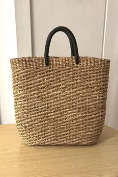 未使用 カゴバッグ トートバッグ ベージュ