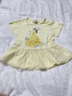 ディズニープリンセス　ベルTシャツ90サイズ