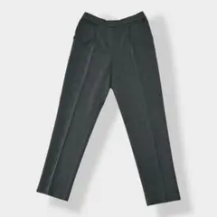 Alma Design センタープレス クロップド テーパードパンツ グレー M