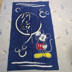 ディズニーミッキーのれん青