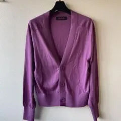 【極美品】CABaN コットン/カシミヤ/シルクカーディガン サイズF